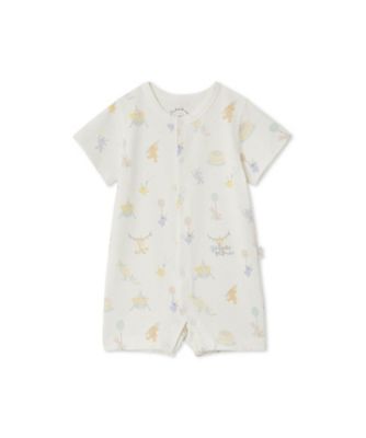 gelato pique (Baby & Kids)/ジェラート ピケ BABY半袖ロンパース PBCO259086 OWHT ベビー用ロンパース・カバーオール【三越伊勢丹/公式】