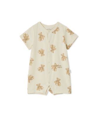 gelato pique (Baby & Kids)/ジェラート ピケ BABY半袖ロンパース PBCO259086 BEG ベビー用ロンパース・カバーオール【三越伊勢丹/公式】