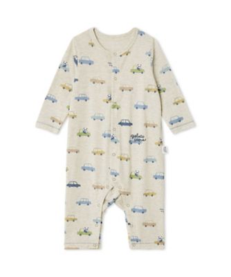 gelato pique (Baby & Kids)/ジェラート ピケ BABY長袖ロンパース PBCO259087 GRY ベビー用ロンパース・カバーオール【三越伊勢丹/公式】