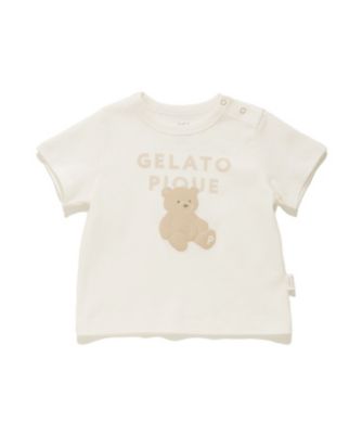 gelato pique (Baby & Kids)/ジェラート ピケ BABYぬいぐるみワンポイントTシャツ PBCT259080 BEG ベビー用トップス【三越伊勢丹/公式】