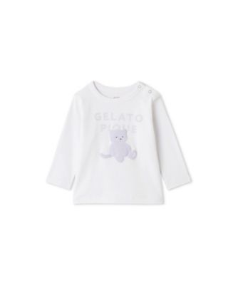 gelato pique (Baby & Kids)/ジェラート ピケ BABYぬいぐるみワンポイントロンT PBCT259081 LAV ベビー用トップス【三越伊勢丹/公式】