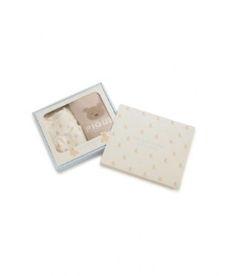 BABYベアブランケット＆ボディースーツ＆スタイ3点セット