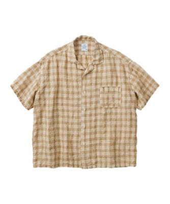 シャツ　ＬＩＮＥＮ　ＰＡＬＡＫＡ　ＫＡＩＫＩＮ　ＳＨＩＲＴ　ＰＣー００２ー３２１１