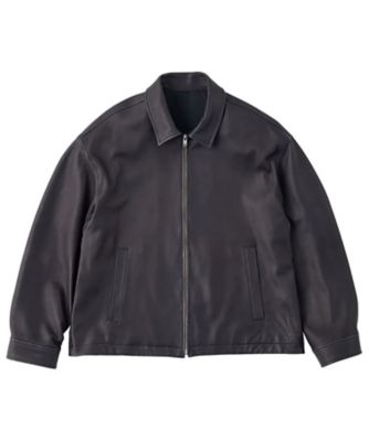 ヴィンテージ ジャケット 伊勢丹 イタリア製 LEATHER ZIP UP JACKET W ／ LOVE