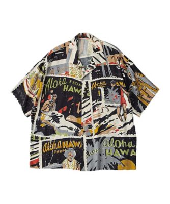 PORTER CLASSIC/ポータークラシック シャツ　ＨＡＷＡＩＩＡＮ　ＯＵＴＤＯＯＲ　ＡＬＯＨＡ　ＳＨＩＲＴ　ＰＣー０２４ー３２５５