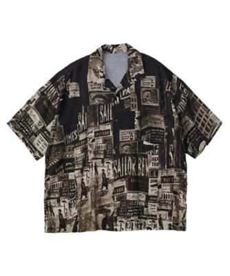 PORTER CLASSIC/ポータークラシック アロハシャツ　ＡＬＯＨＡ　ＳＨＩＲＴ　ＴＩＭＥＳ　ＳＱＵＡＲＥ　ＰＣー０２４ー３２７５