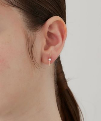 MOSQUITO アコヤパール バー ピアス ※シングル