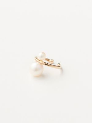 ＜Hirotaka (Women)＞Ｄｏｕｂｌｅ　Ｐｅａｒｌ　Ｅａｒ　Ｃｕｆｆ　※シングル