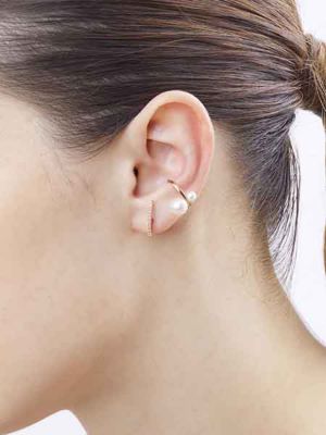 Ｄｏｕｂｌｅ　Ｐｅａｒｌ　Ｅａｒ　Ｃｕｆｆ