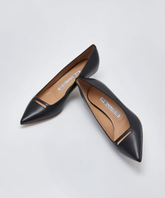 ANIMA アネッリ スムースパンプス 3．5cm BLACK 262