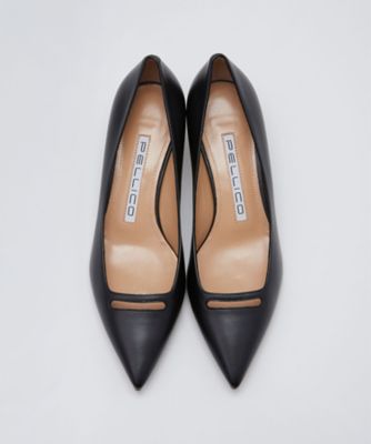 ANIMA アネッリ スムースパンプス 3．5cm BLACK 262