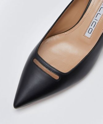 ANIMA アネッリ スムースパンプス 3．5cm BLACK 262