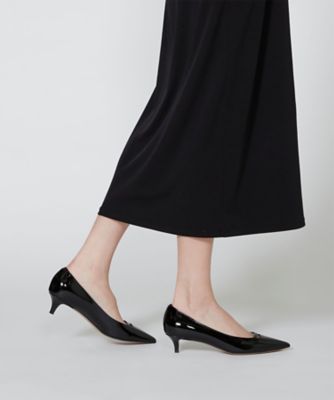 ANIMA アネッリ エナメルパンプス 3．5cm BLACK 262