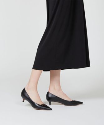 ANIMA アネッリ スムースパンプス 3．5cm BLACK 262