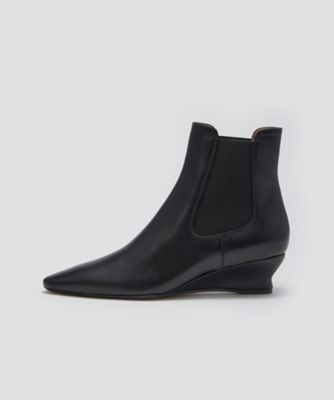 PELLICO (Women)/ペリーコ LOTTI ウェッジソールショートブーツ 7677NAPPA COLORS NEROBLACK 靴【三越伊勢丹/公式】