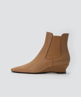 PELLICO (Women)/ペリーコ LOTTI ウェッジソールショートブーツ 7677VITELLO SUGARBROWN 靴【三越伊勢丹/公式】
