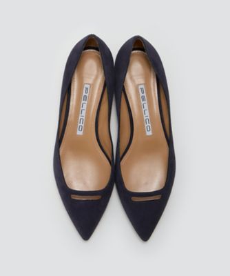 三越伊勢丹限定　ＡＮＤＲＥＡ　アネッリスウェードパンプス　１．０ｃｍ　０９８６