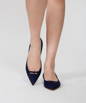 三越伊勢丹限定　ＡＮＤＲＥＡ　アネッリスウェードパンプス　１．０ｃｍ　０９８６