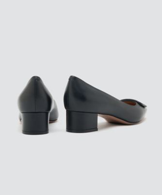 NEBI アネッリフィッビアスムースパンプス 3．5cm