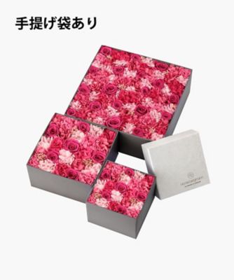 Nicolai Bergmann Flowers & Design/ニコライ バーグマン フラワーズ ＆ デザイン プリザーブドフラワーボックス ピンク インテリア・..