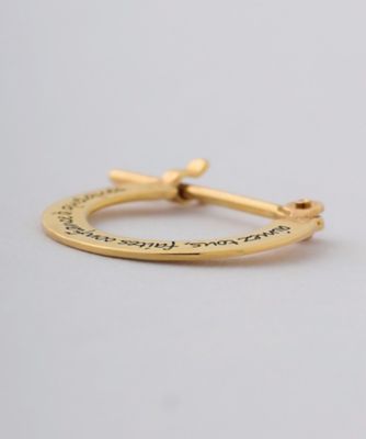 プレートフープピアス