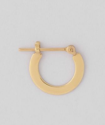 プレートフープピアス