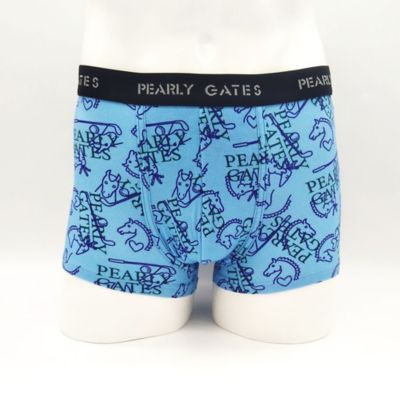 ボクサーパンツ　前閉じ　馬＆ＰＧロゴ柄　ＰＧＢ６５５１１３