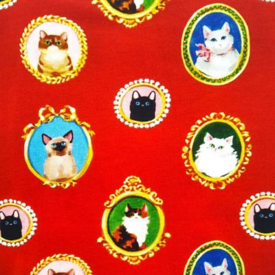 ボクサーパンツ　前閉じ　額縁猫柄　ＰＪＢ６５５０５６