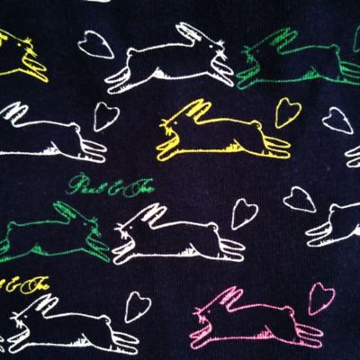 ボクサーパンツ　前閉じ　ラビット＆ハート柄　ＰＪＢ６５５０５７