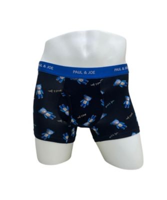 ブルーベアー柄 前開きボクサーパンツ PJB665078ー | PAUL