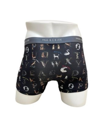 アルファベット動物柄 前開きボクサーパンツ PJB665080ー