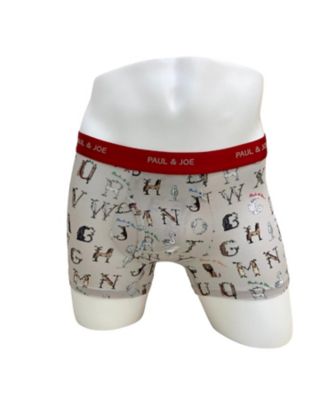 アルファベット動物柄 前開きボクサーパンツ PJB665080ー