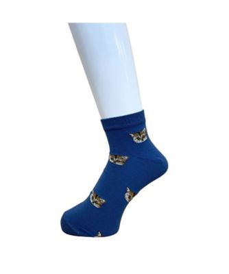 ＜PAUL & JOE (Men)＞【靴下おまとめ】ヌネットフェイス総柄　ショートソックス　ＰＪＭ５６２０７４ー