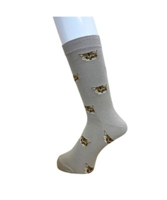 ＜PAUL & JOE (Men)＞【靴下おまとめ】ヌネットフェイス総柄　クルー丈ソックス　ＰＪＭ５６４０７１ー