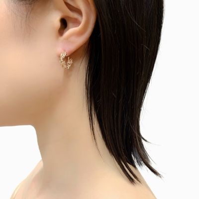 フュージョン　ピアス　１５／Ｋ１０　ピンクゴールド