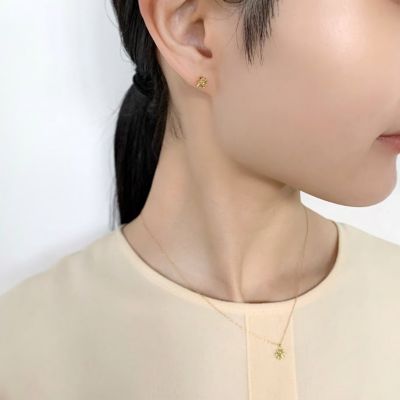 スターダスト ピアス／１８Ｋ イエローゴールド | ファッション・服 