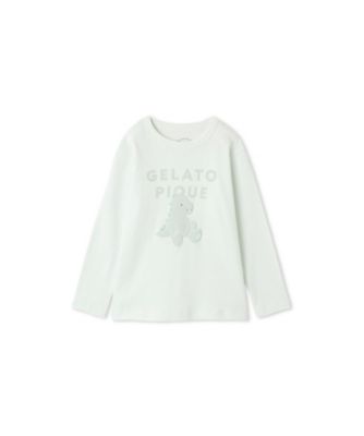 gelato pique (Baby & Kids)/ジェラート ピケ KIDSぬいぐるみワンポイントロンT PKCT259078 MNT トップス【三越伊勢丹/公式】