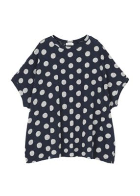 値下げ【美品】plantation ドットダブルJQ ワンピース 美品】plantation ドットダブルJQ ワンピース ドットJQ／カットソー