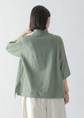 リネンコットンキャンバス／シャツ