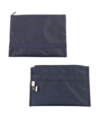 ＜JOLI COMME UN COEUR (Baby&Kids/Women)＞Ａ５サイズポーチ（紺無地）
