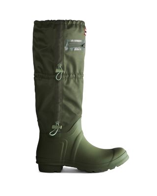 ＜三越伊勢丹/公式＞ HUNTER (Women/Baby & Kids)/ハンター WOMENS ORIGINAL TALL TRAVEL BOOT LICHEN GREEN/EVERGLADE GREEN 靴【三越伊勢丹/公式】