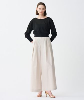 ＜uncrave (Women)＞カラータイプライター　ワイドパンツ　ＰＲＵＶＧＭ０４０３