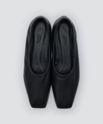 ESPIGA フラットシューズ 1．0cm BLACK PS26ー