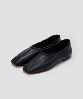 ESPIGA フラットシューズ 1．0cm BLACK PS26ー