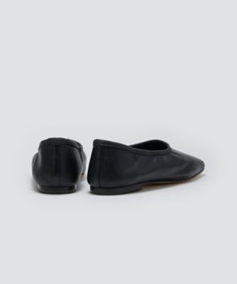 ESPIGA フラットシューズ 1．0cm BLACK PS26ー