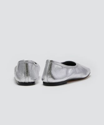 【最終お値下げ】PELLICO SUNNY シルバーラメ フラットシューズ37 ESPIGA フラットシューズ 1．0cm SILVER PS26ー