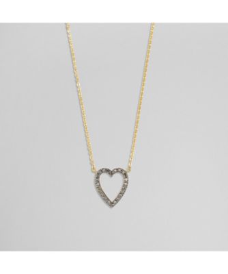 ＜PLUS VENDOME (Women)＞ＦＩＮＥＬＩＮＥＴＡＴＴＯＯ＿　ｈｅａｒｔ　ネックレス　ＰＳ３Ｎ２４２７４５ＣＺ