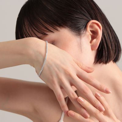 ＦＩＮＥＬＩＮＥＴＡＴＴＯＯ＿テニスブレスレット＿１８ＣＭ　ＰＳ６Ｂ２３０８ＭＳＣＺ