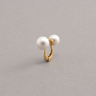 ＜PLUS VENDOME (Women)＞ＰＥＡＲＬ＿フィット　イヤーカフ　※シングル