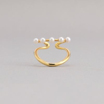 ＜PLUS VENDOME (Women)＞ＰＥＡＲＬ＿リング　ＰＳ８Ｒ２４１９　ＰＦ